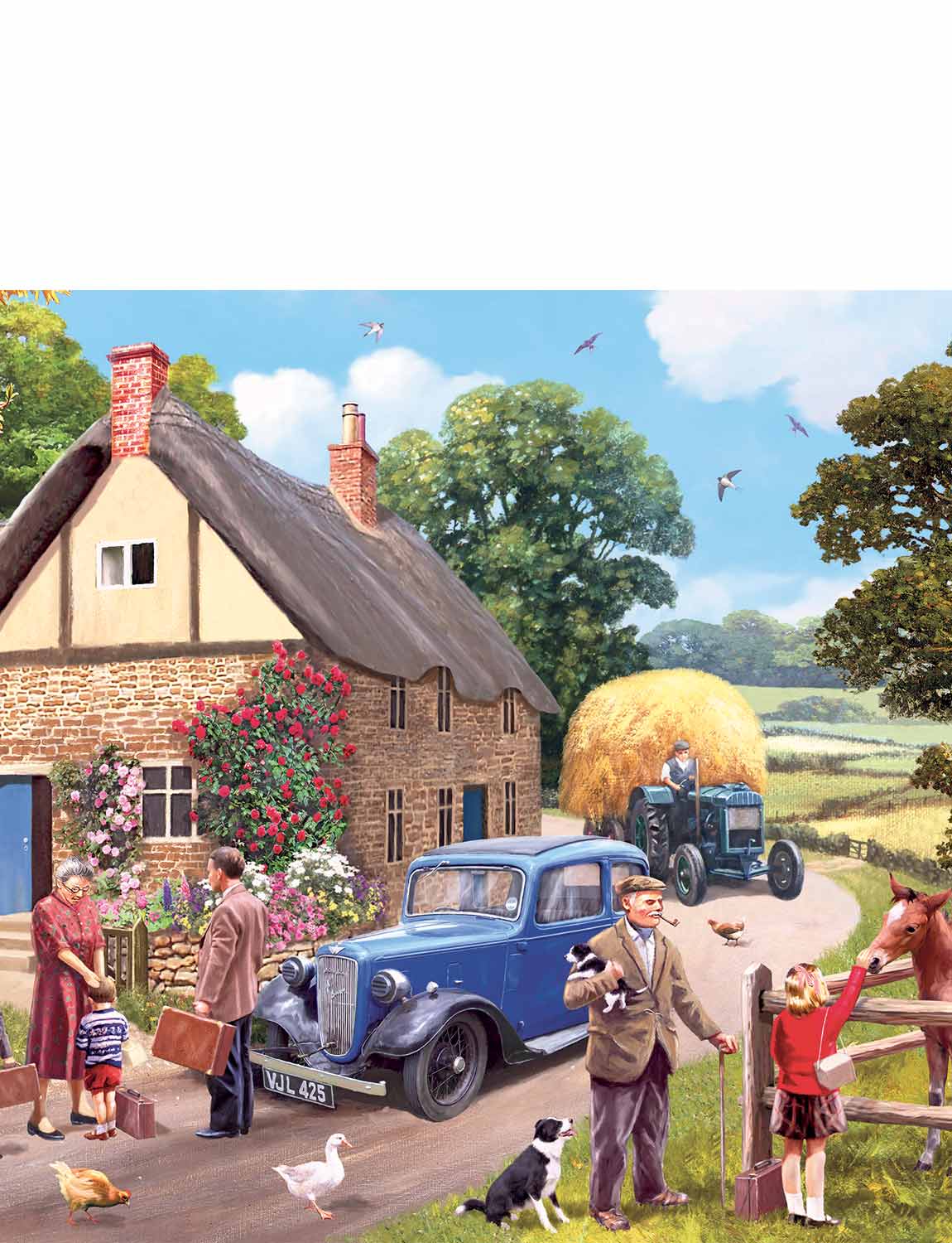 Gibsons Jigsaw Puzzle The Evacuees 4 x 500piece Jigsaws