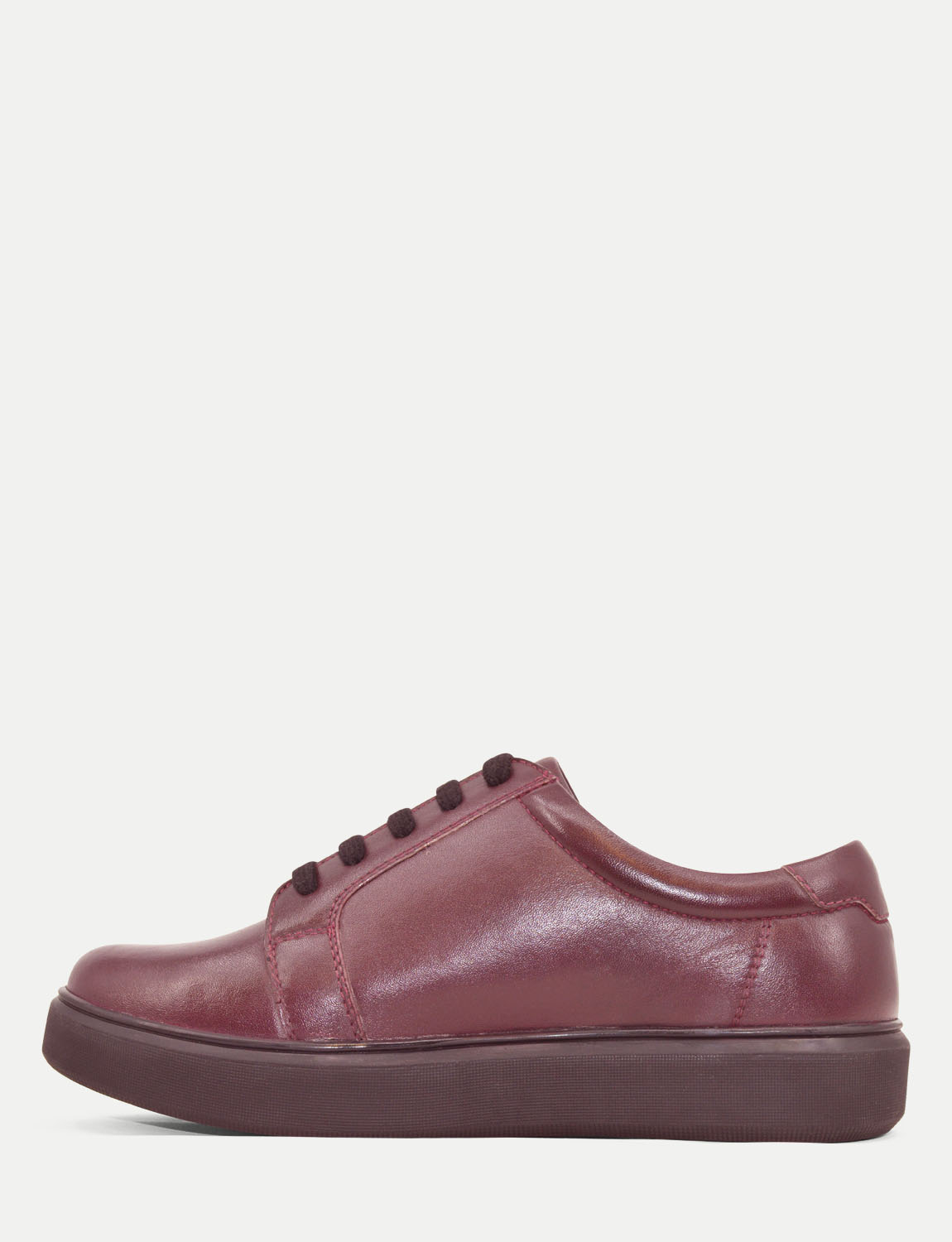 Ladies Wide EEE Fit Leather Trainers with Side Zip and Lace-Up Fastening Extra - Picture 10 of 14