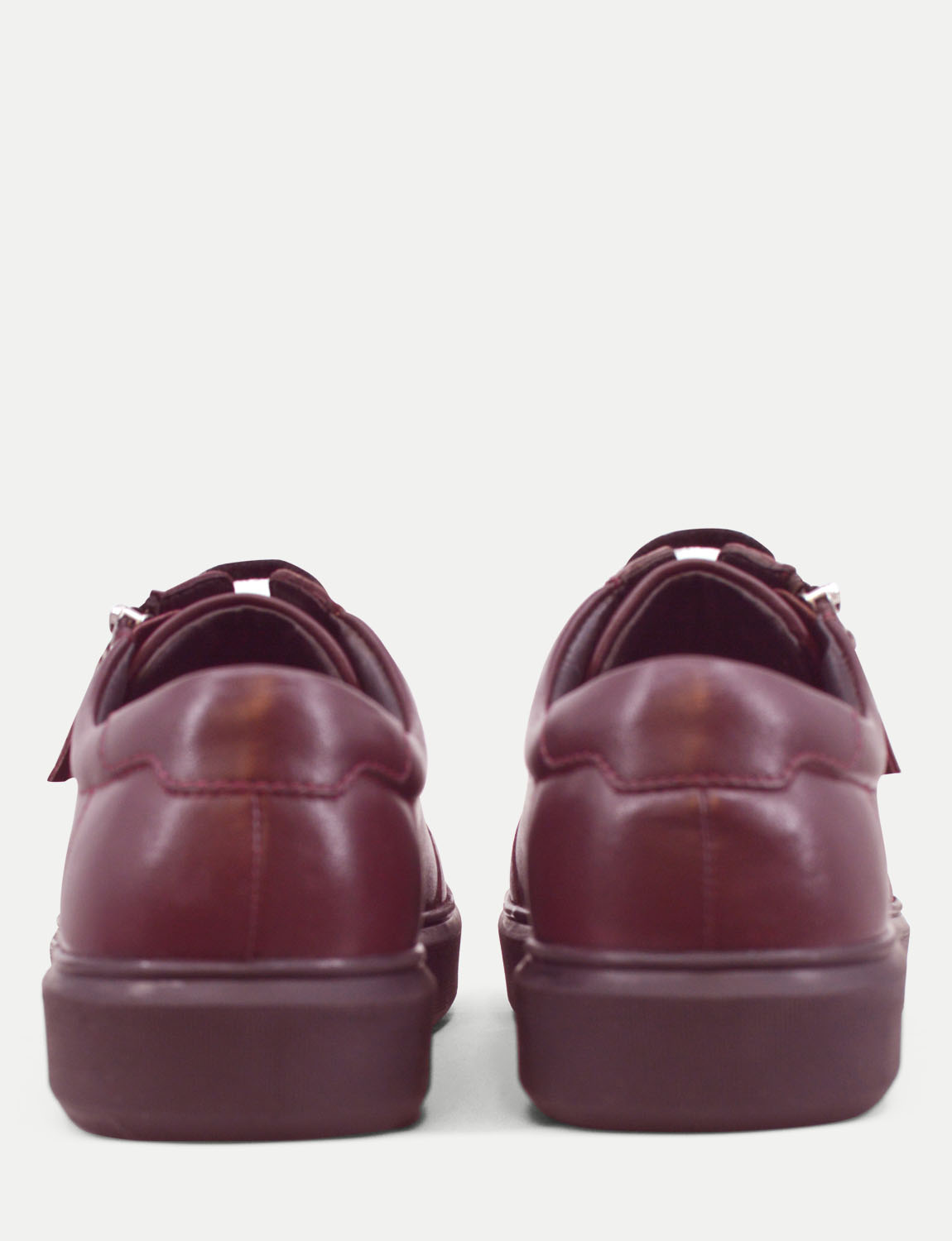 Ladies Wide EEE Fit Leather Trainers with Side Zip and Lace-Up Fastening Extra - Picture 13 of 14