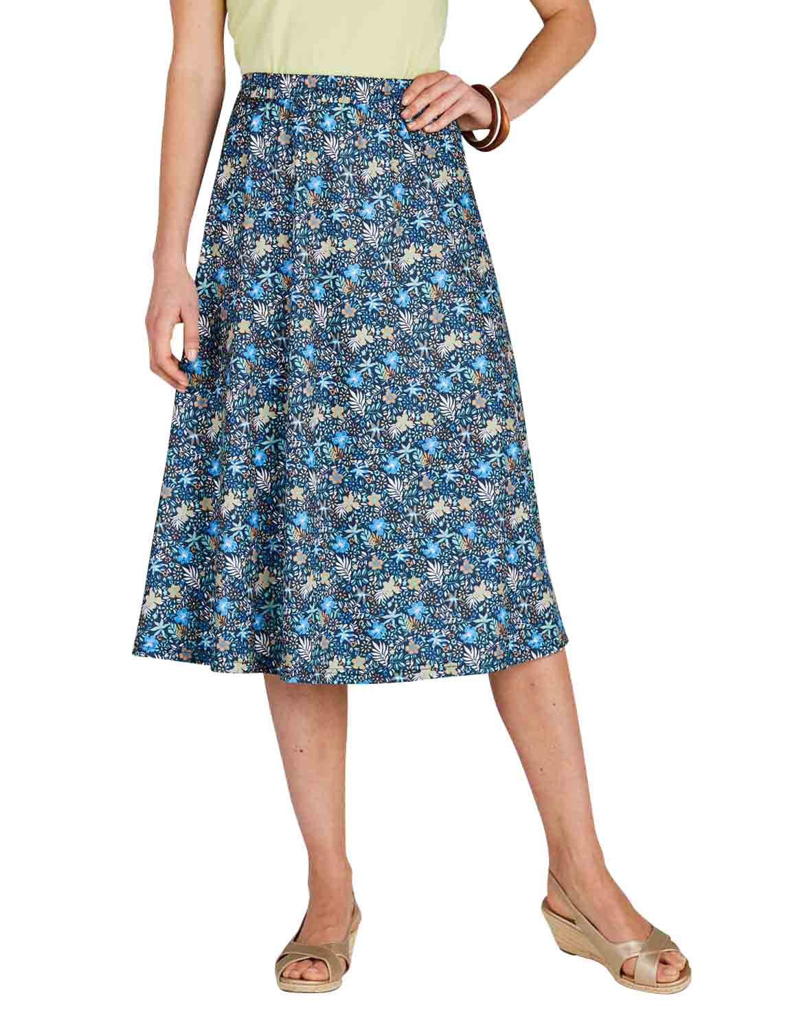 Navy Floral Print