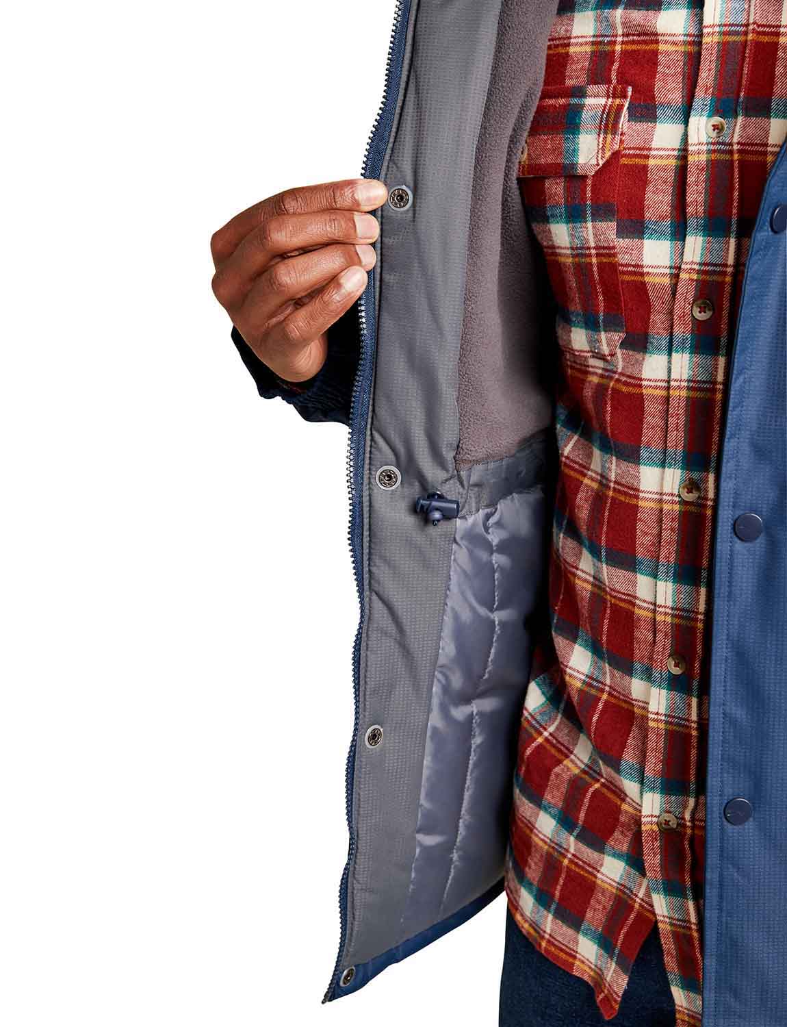 Mens Woven Waterproof Jacket With Fleece Lining by Pegasus - Imagen 9 de 14