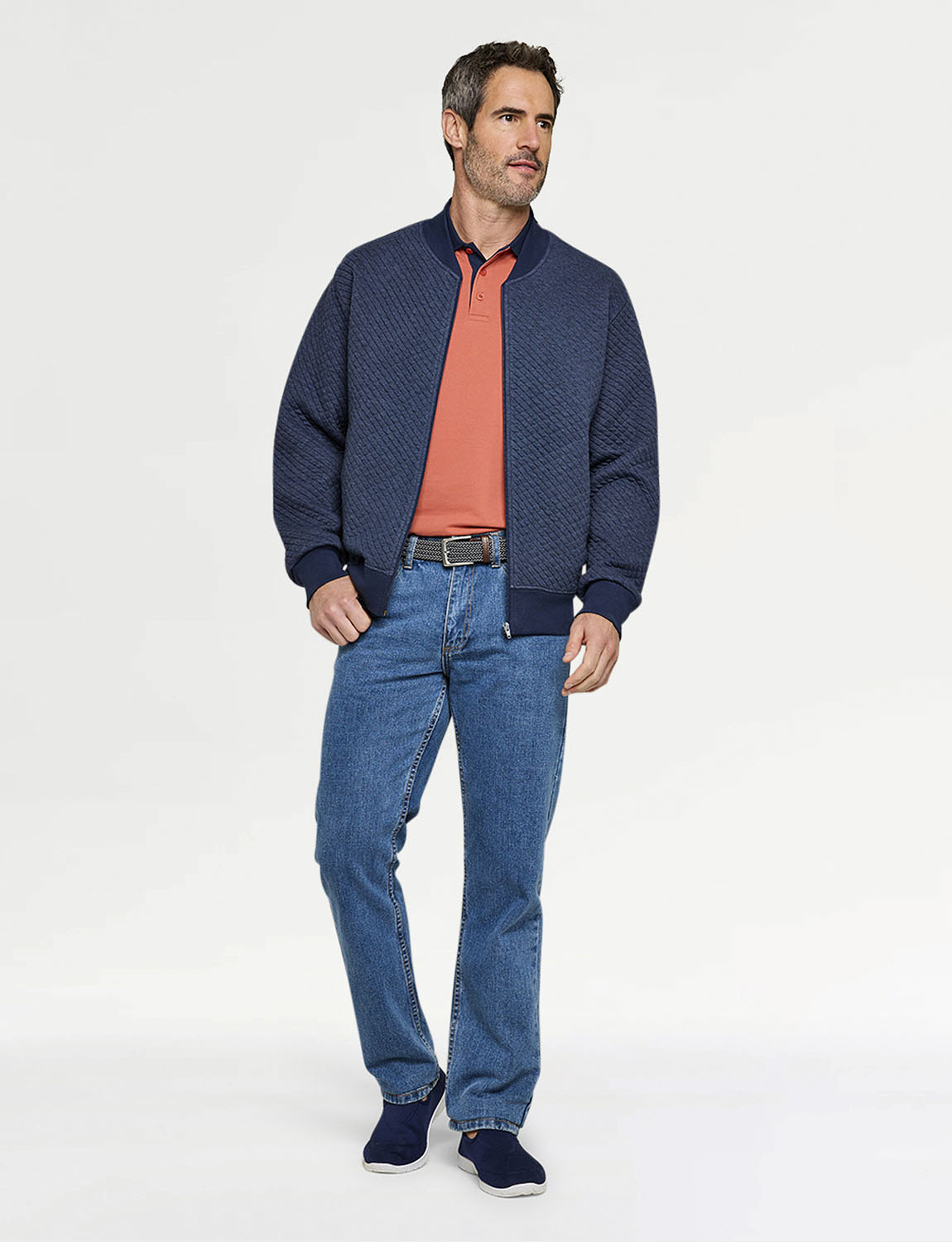 Chaqueta acolchada con cremallera para hombre de Pegasus - Imagen 10 de 15