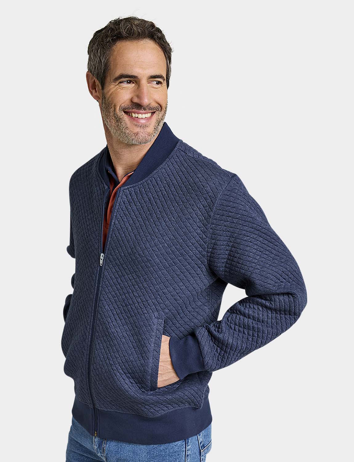 Chaqueta acolchada con cremallera para hombre de Pegasus - Imagen 11 de 15