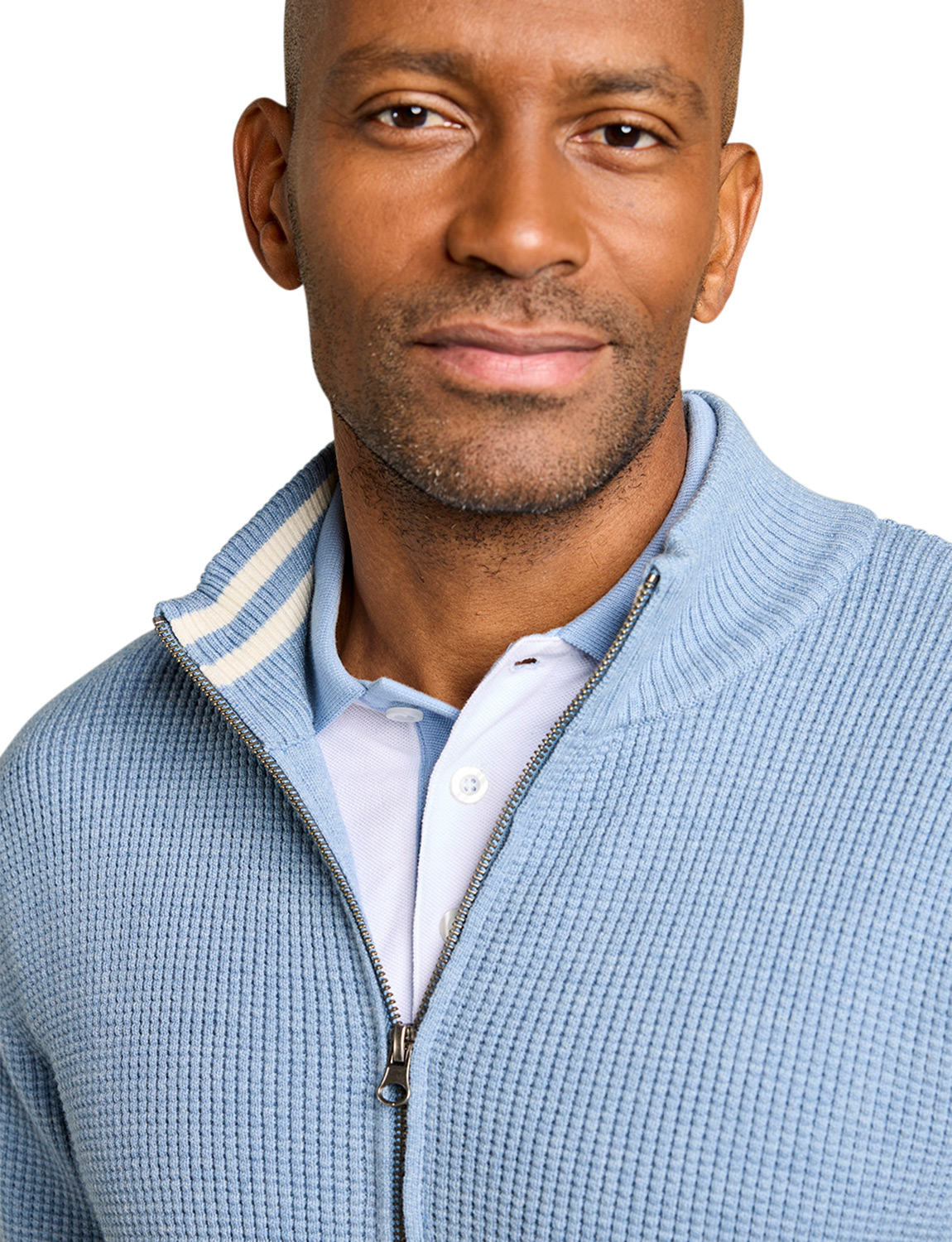 Pegasus Knitted Waffle Zip Jacket | eBay