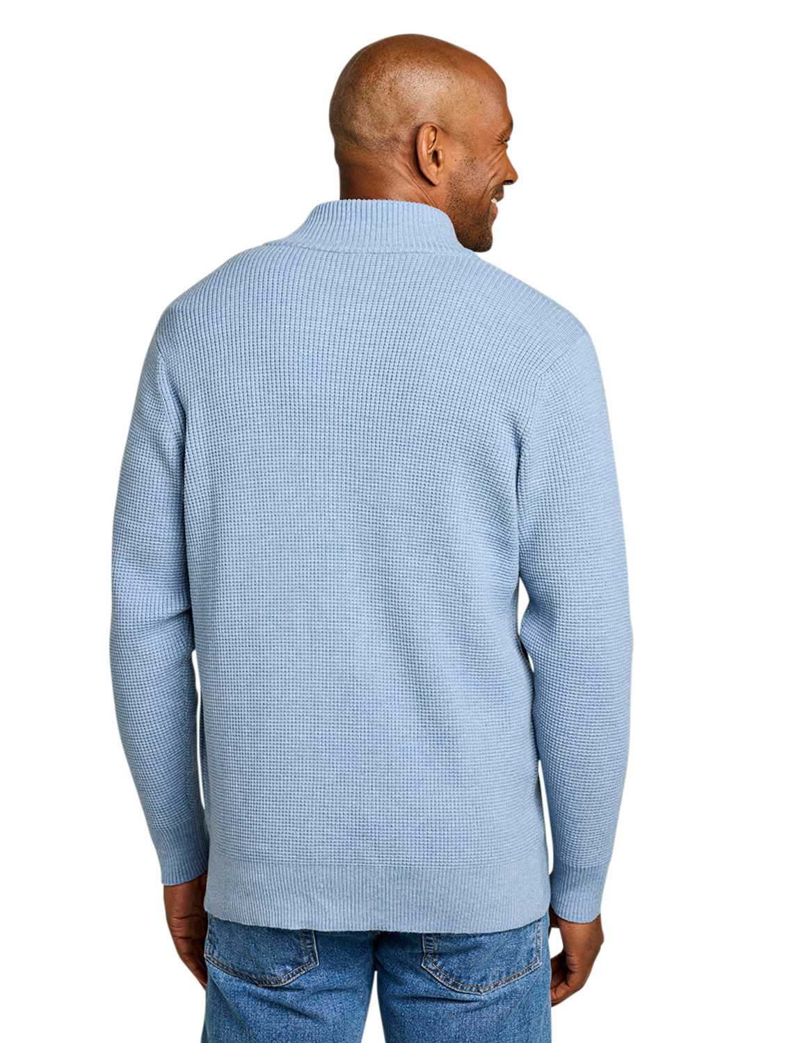 Pegasus Knitted Waffle Zip Jacket | eBay