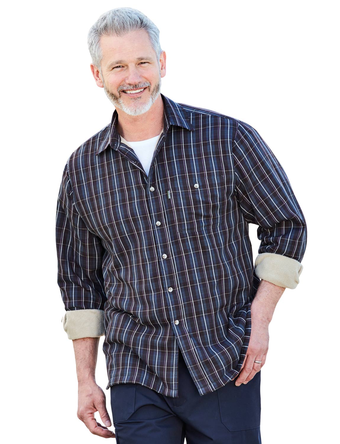 Mens Champion Fleece Lined Shirt | eBay