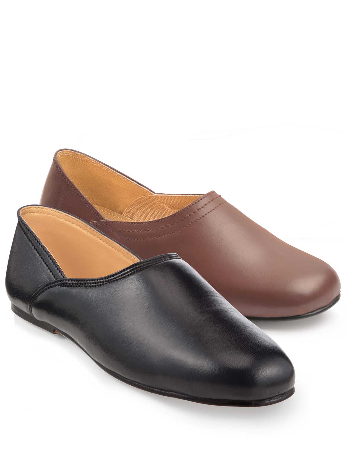 Mens Slipper Pack of 2 Real Leather Grecian Slippers eBay