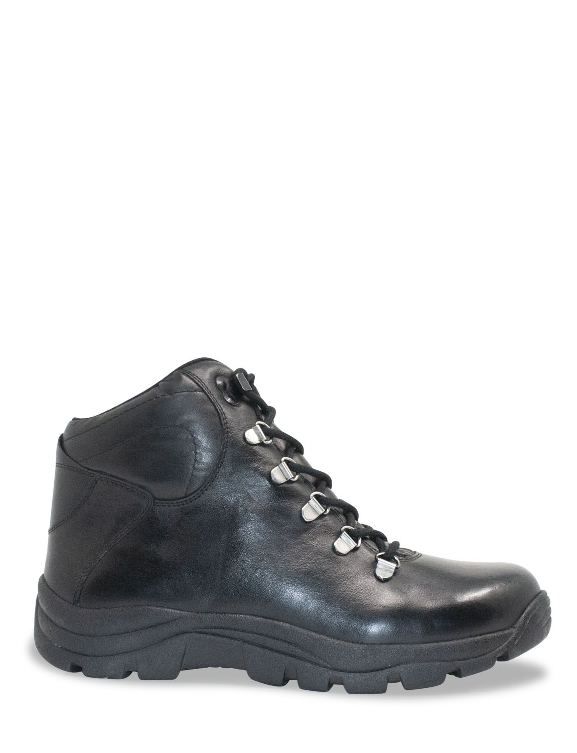 Mens Leather Waterproof Wide Fit Lace Hiker Boot by Pegasus - Picture 3 of 10