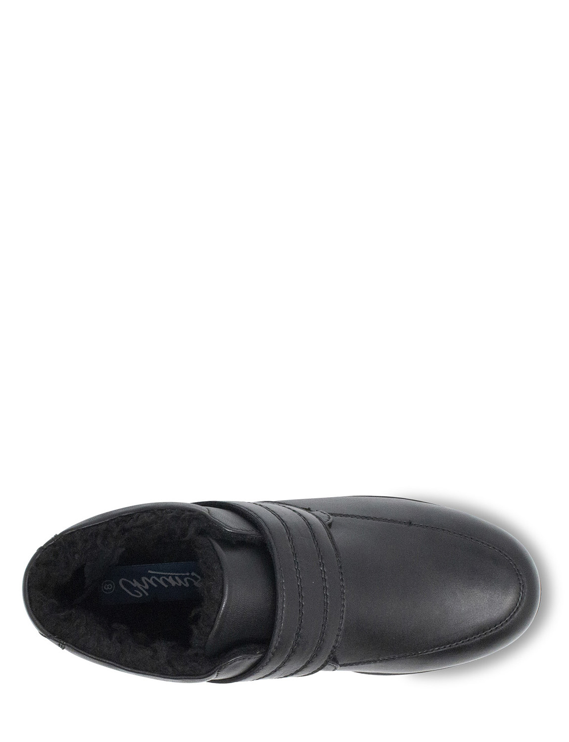 Mens Leather Touch Fasten Boot Extra Wide Fit by Chums - Picture 4 of 10