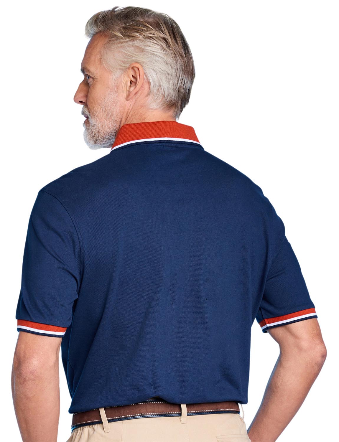 Classic 2 Pack of Cotton Zip Neck Pique Polo Shirts Soft