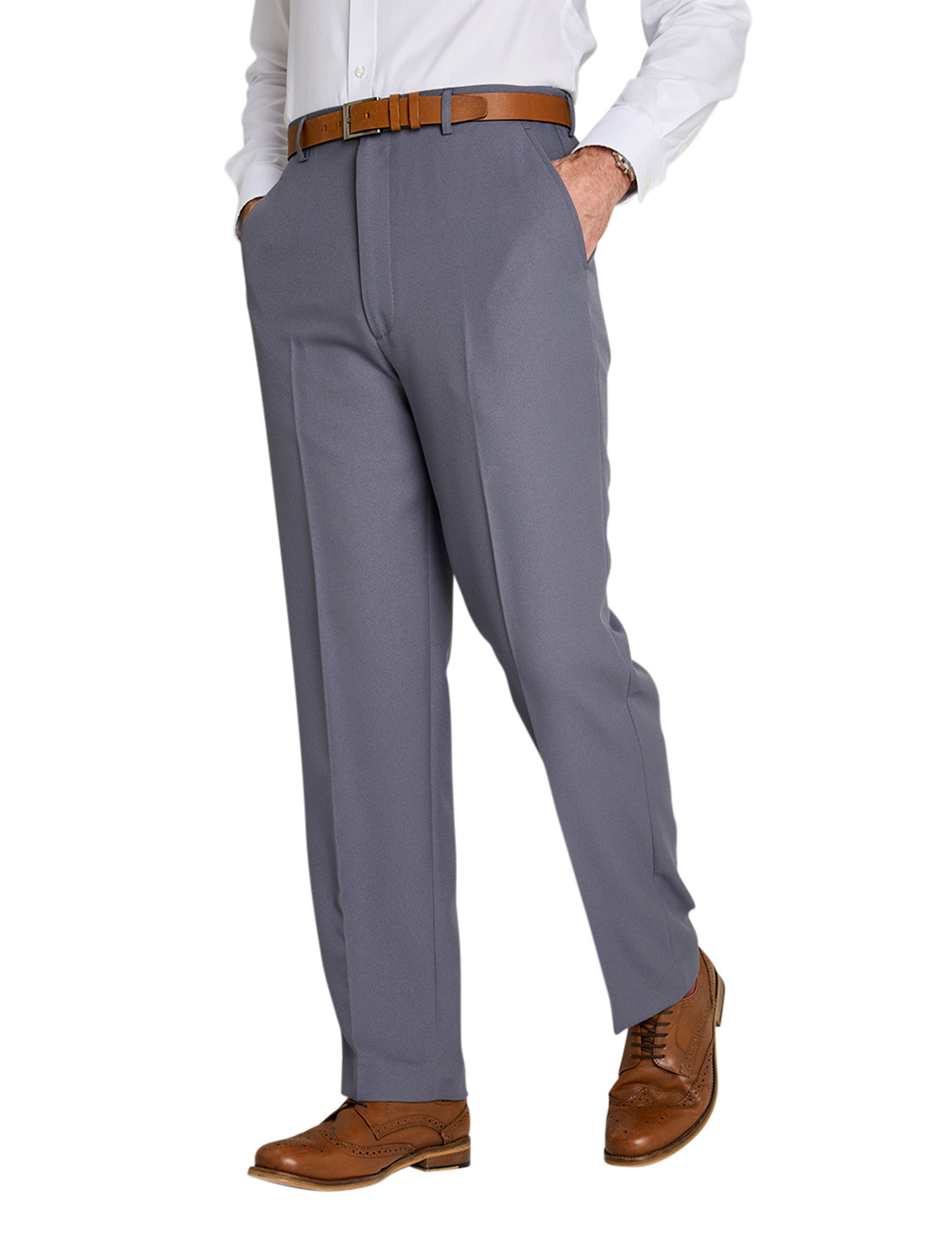 Mens Formal Trouser Pants with Elasticated Waist (Available in Size 32