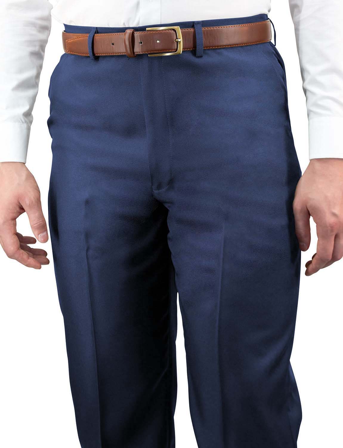 Mens Formal Trouser Pants with Elasticated Waist (Available in Size 32 ...