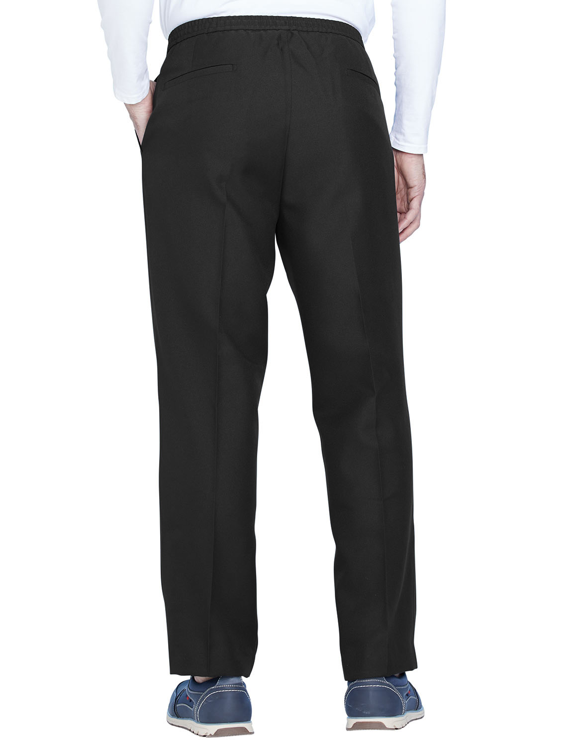 Elasticated Trouser Woven, Comfortable Smart Pull on Stylish Pants