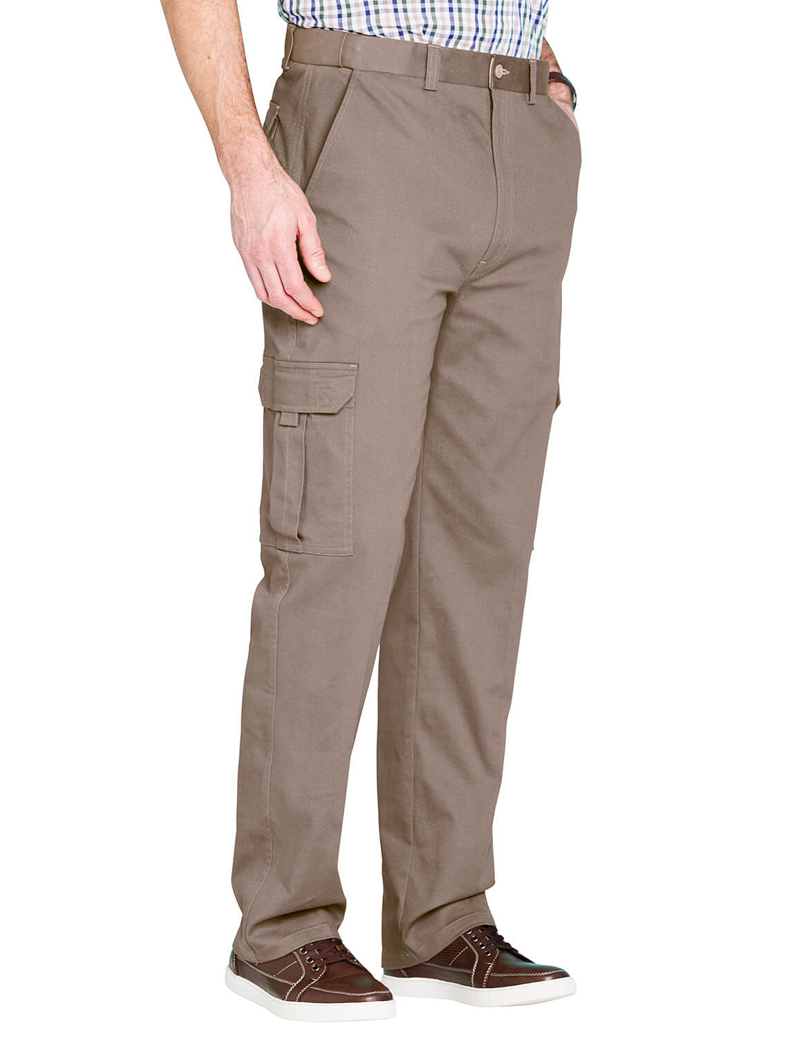 PEGASUS | MENS | Stretch Cargo Trouser with Hidden Waistband | £34.00 ...