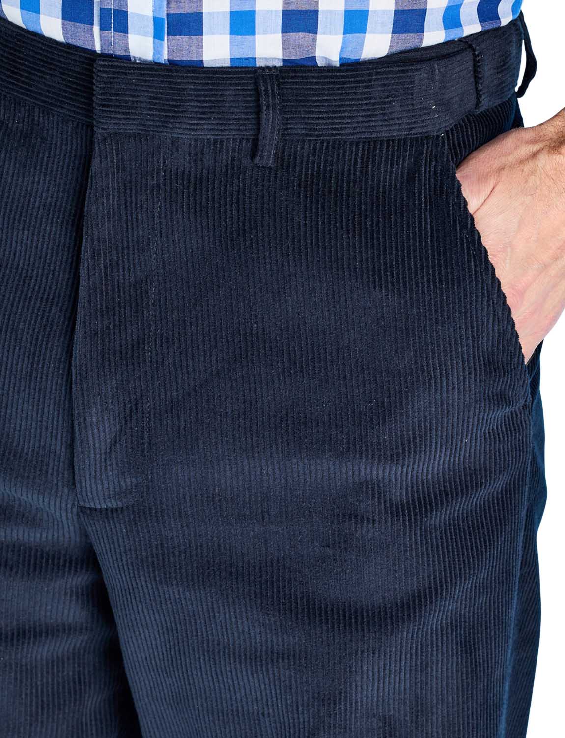 Chums | Men's | Corduroy Cotton Trouser Pants with Hidden Extra ...