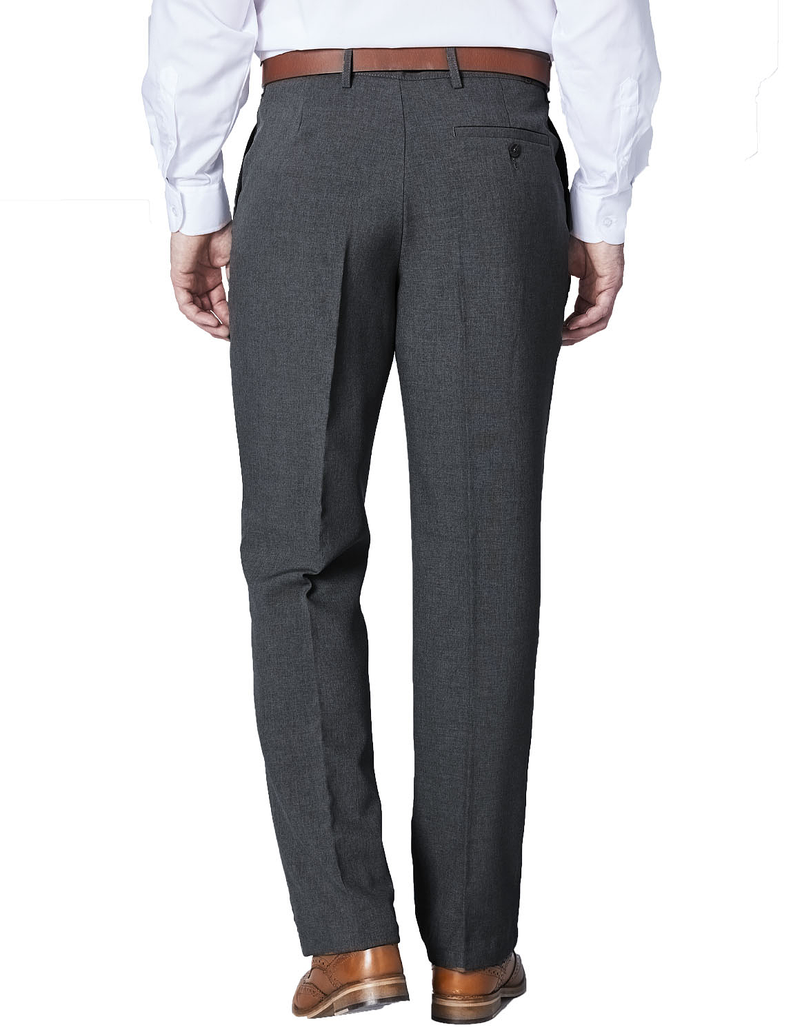 Mens High Waisted Lined Formal Trouser Pants | eBay